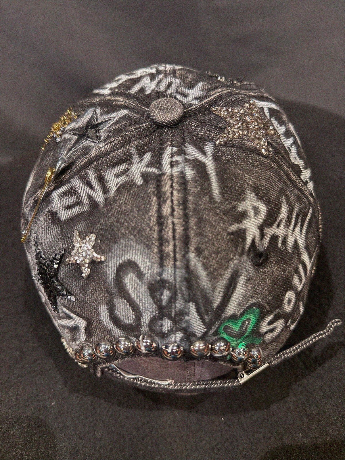 The RAW Star Black Denim Cap lifestyle — Skinner & Vale upcycled denim jacket