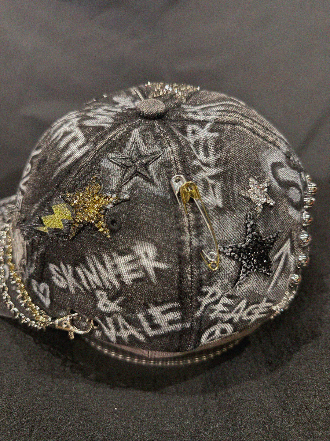 The RAW Star Black Denim Cap