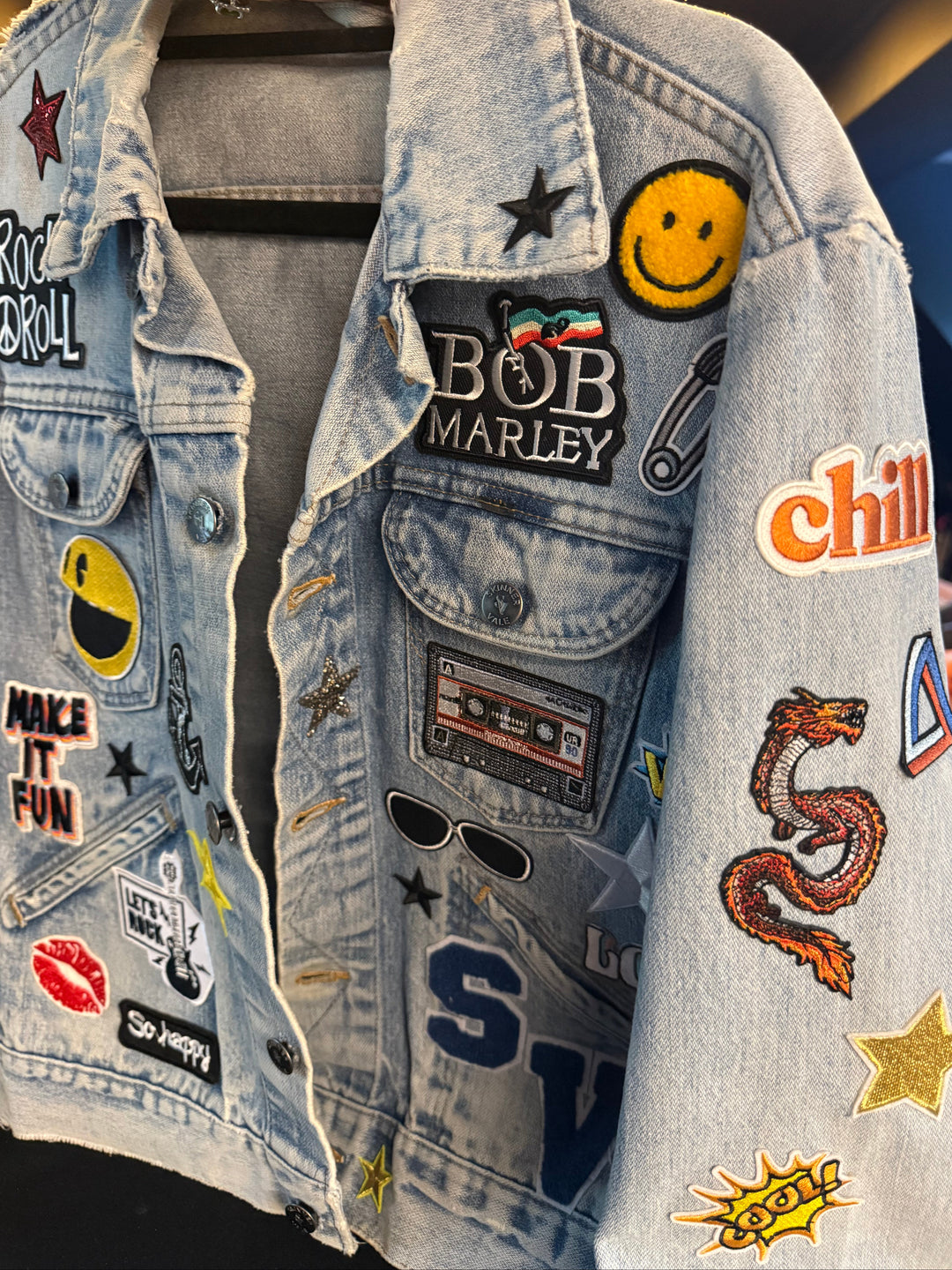 MAKE IT FUN Patch Jacket
