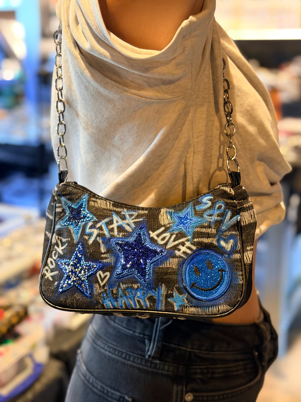 Blue Rockstar Bag