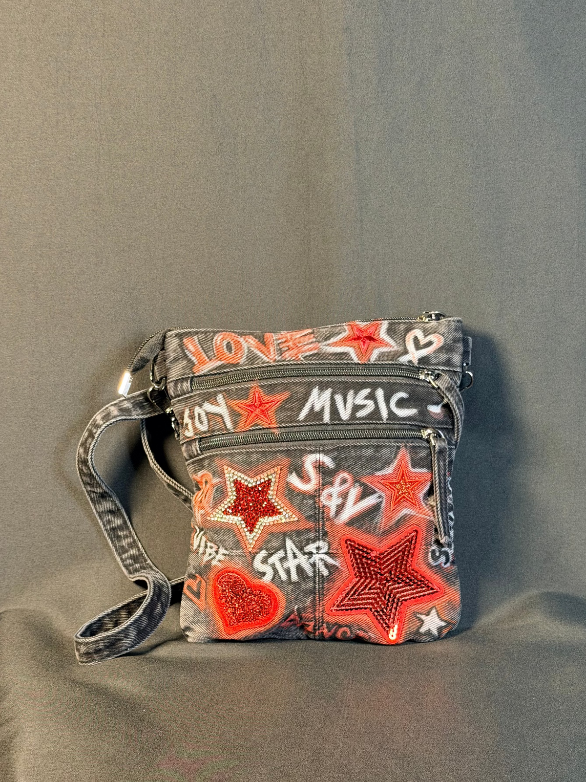 Red Star Crossbody Bag