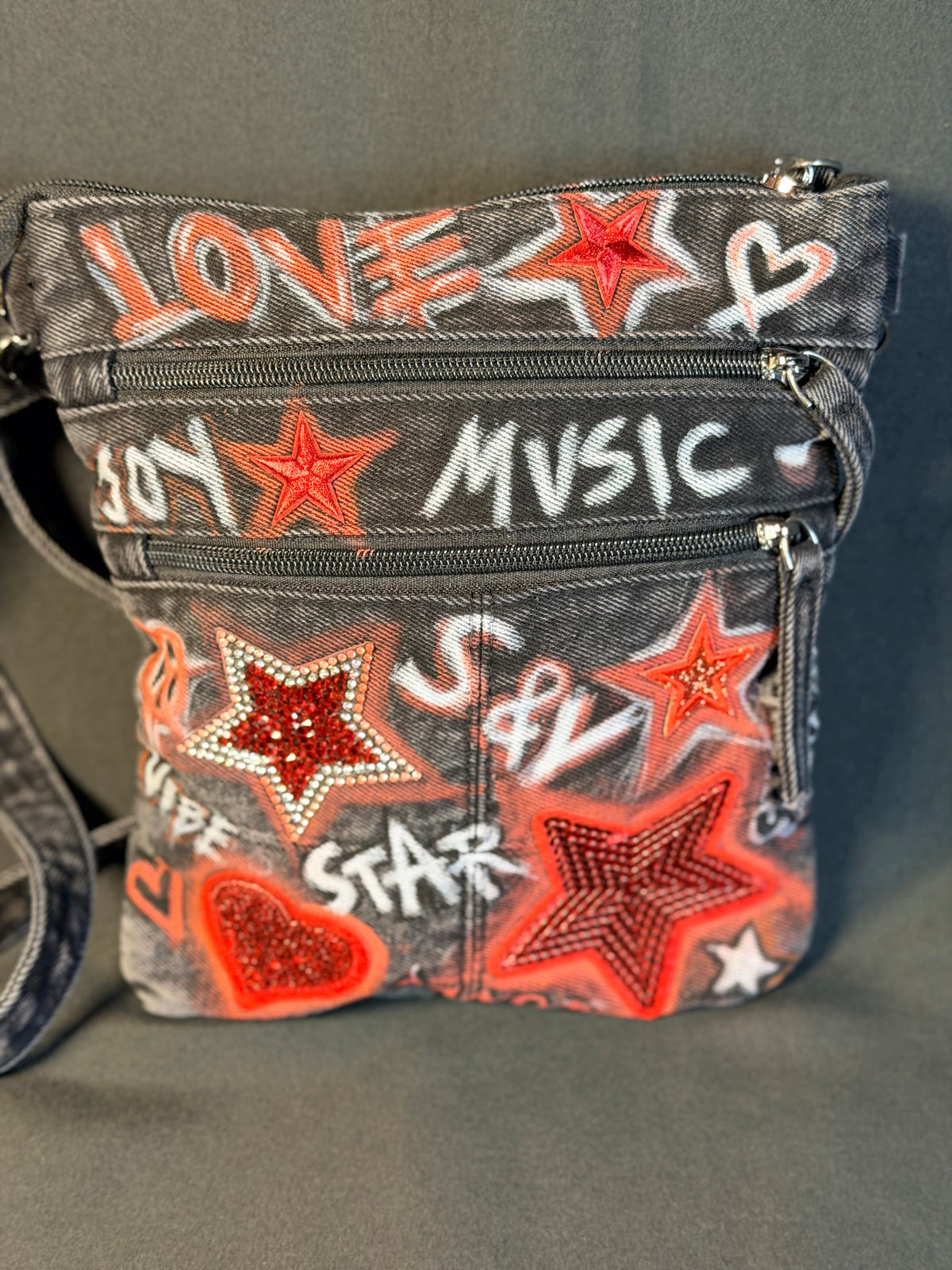 Red Star Crossbody Bag