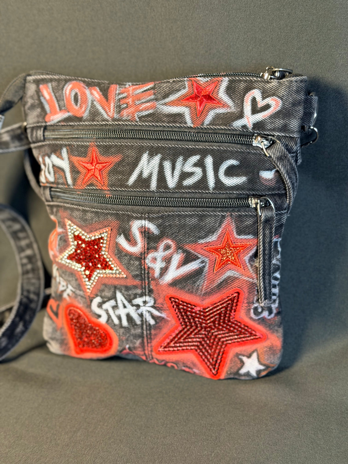 Red Star Crossbody Bag