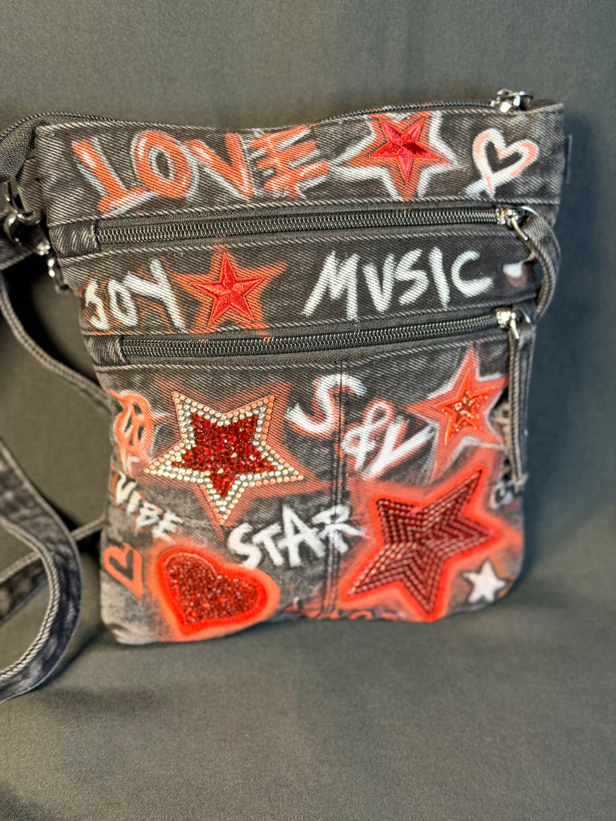 Red Star Crossbody Bag