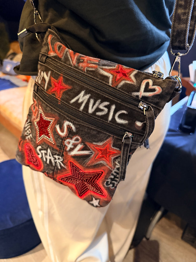 Red Star Crossbody Bag