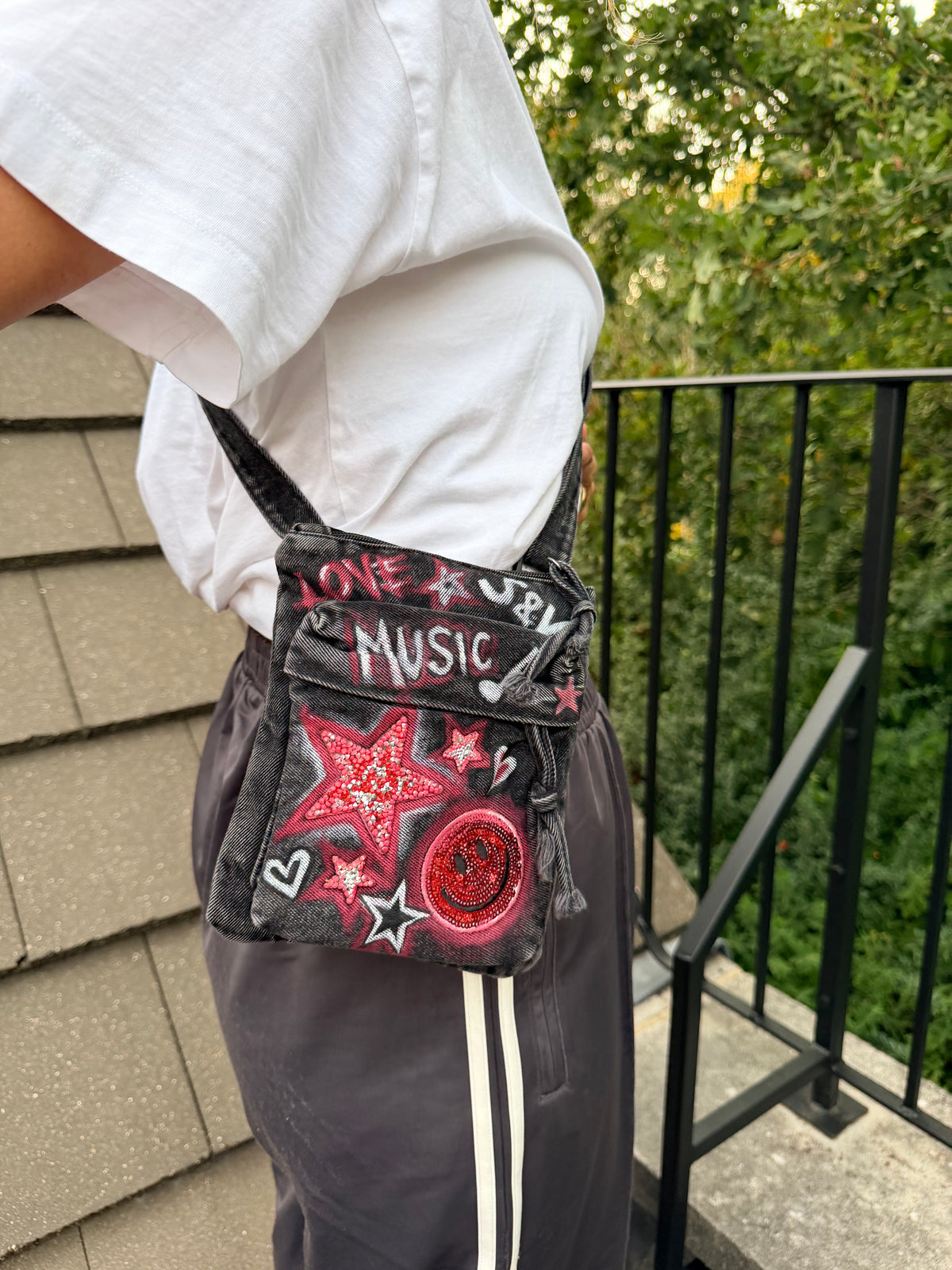 Heartbeat Crossbody Phone Bag