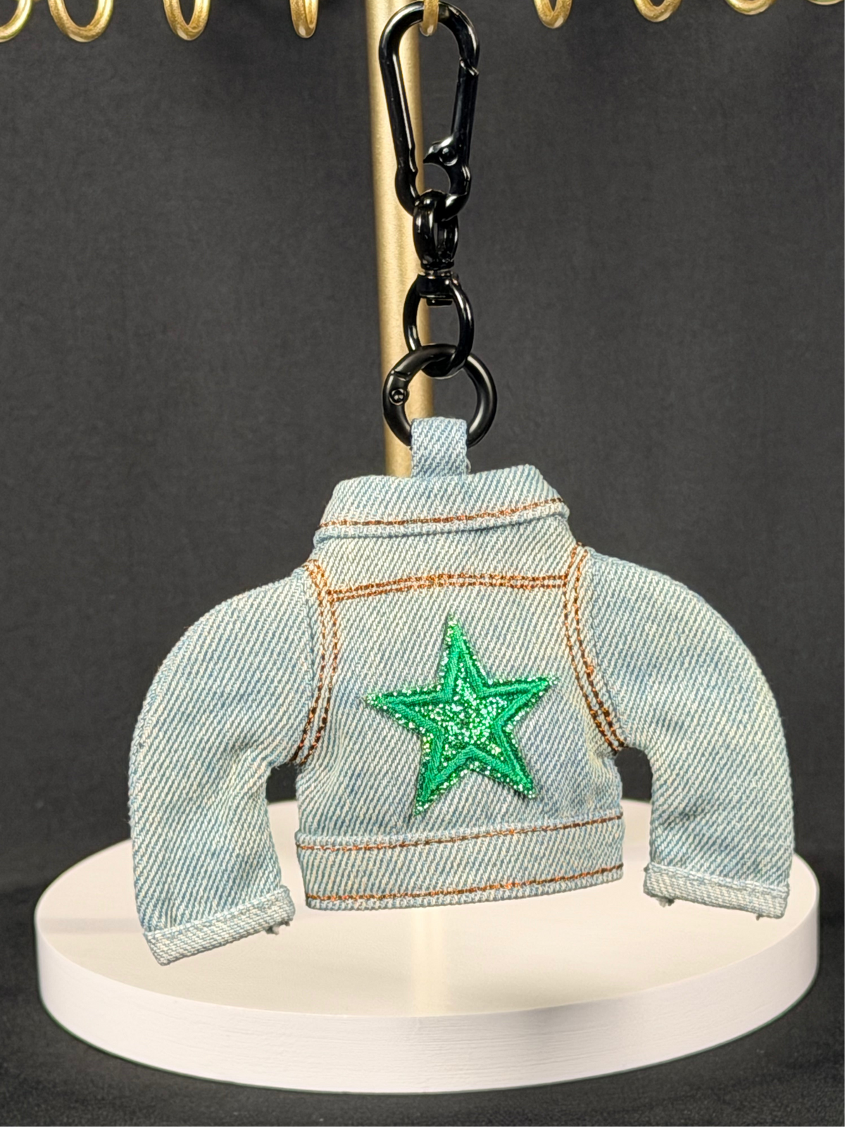 Green Light Bag Charm