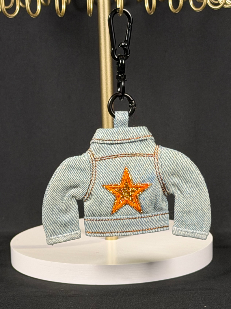 Orange Crush Bag Charm