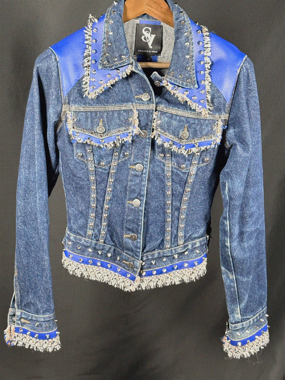 KATIE Denim Jacket lifestyle — Skinner & Vale upcycled denim jacket
