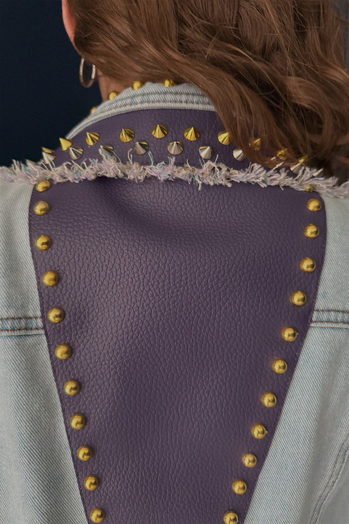MULBERRY Denim Jacket lifestyle — Skinner & Vale upcycled denim jacket