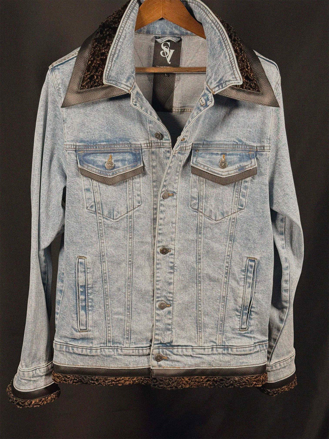 The Bare Denim Mens Jacket - Large