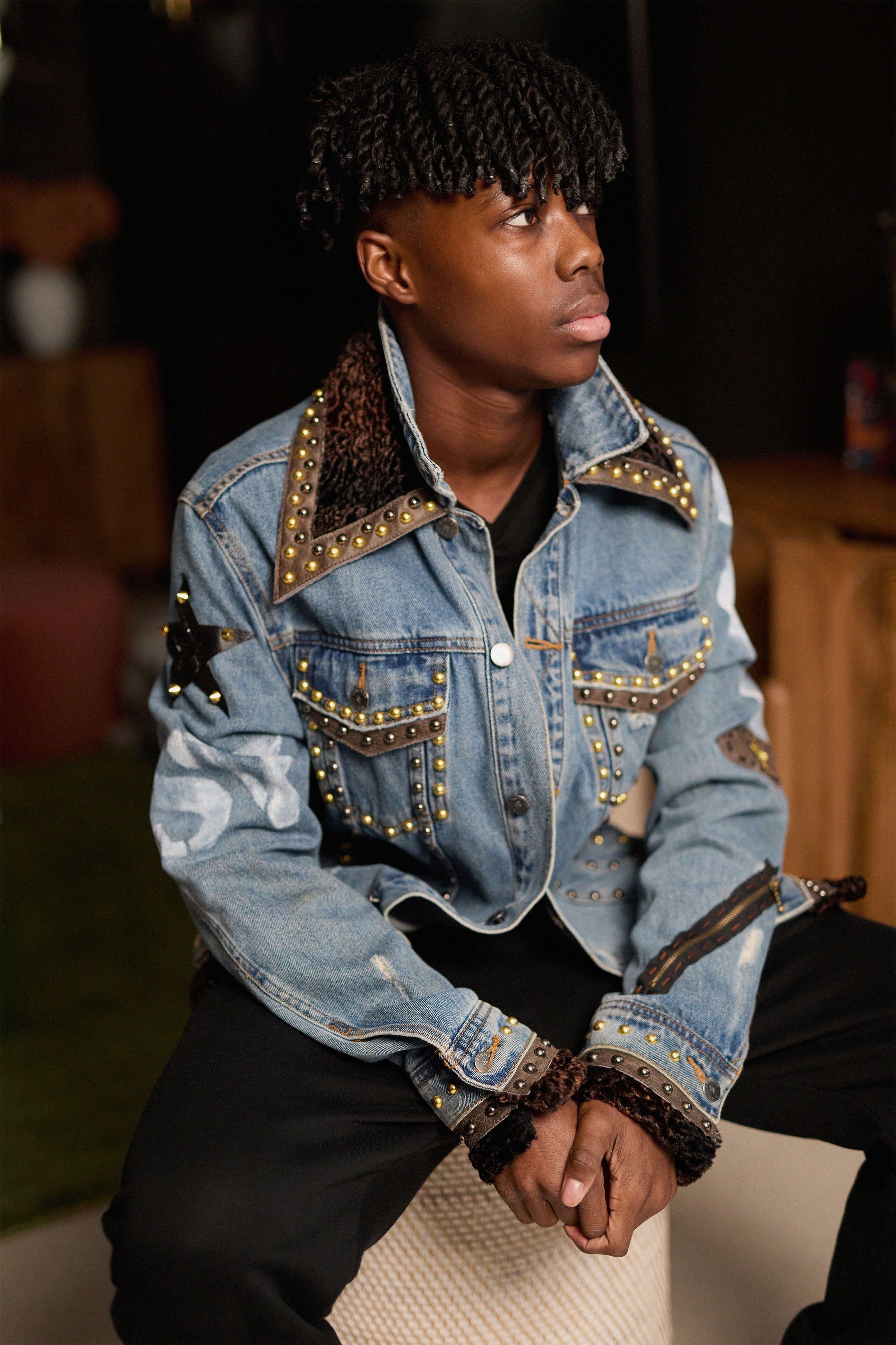 LION jacket | Upcycled Denim Apparel | Skinner & Vale